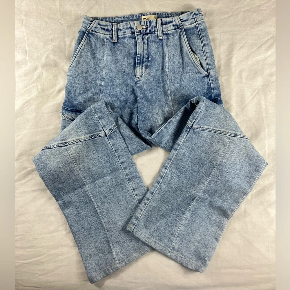 L’Agence Brewer Brooklyn High Rise Utility Wide Leg Jeans - Picture 5 of 9